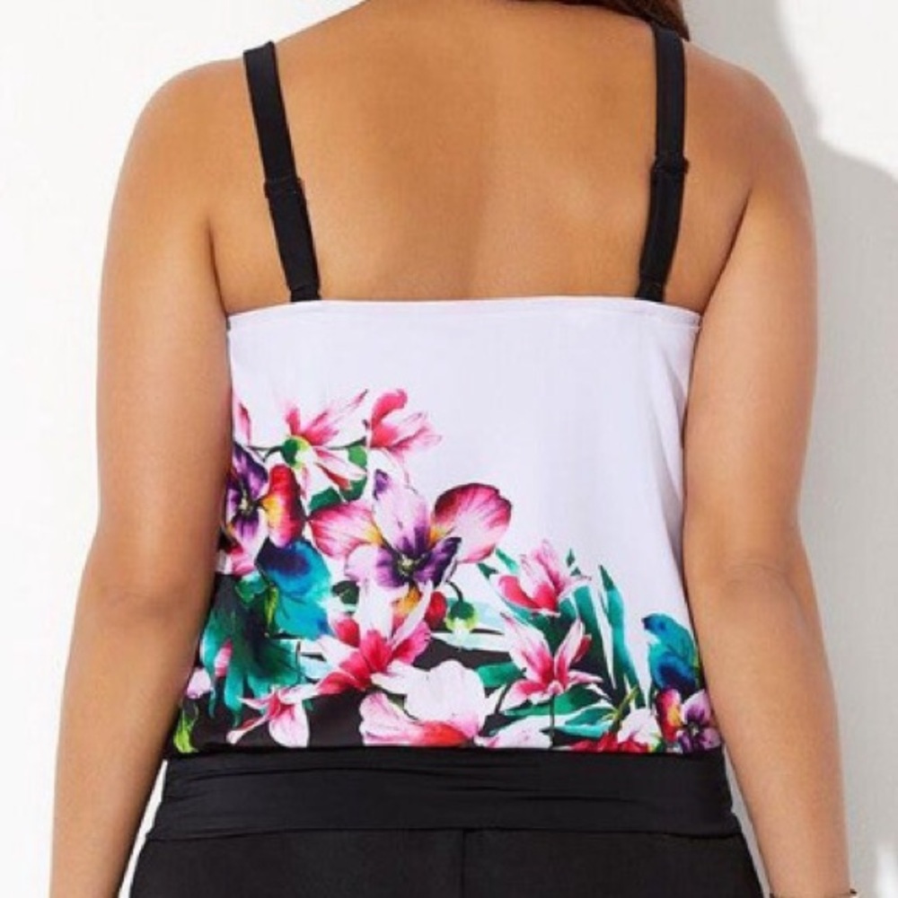 Swimsuits For All NWT Loop-Strap Tankini Top, 18 - Picture 5 of 9